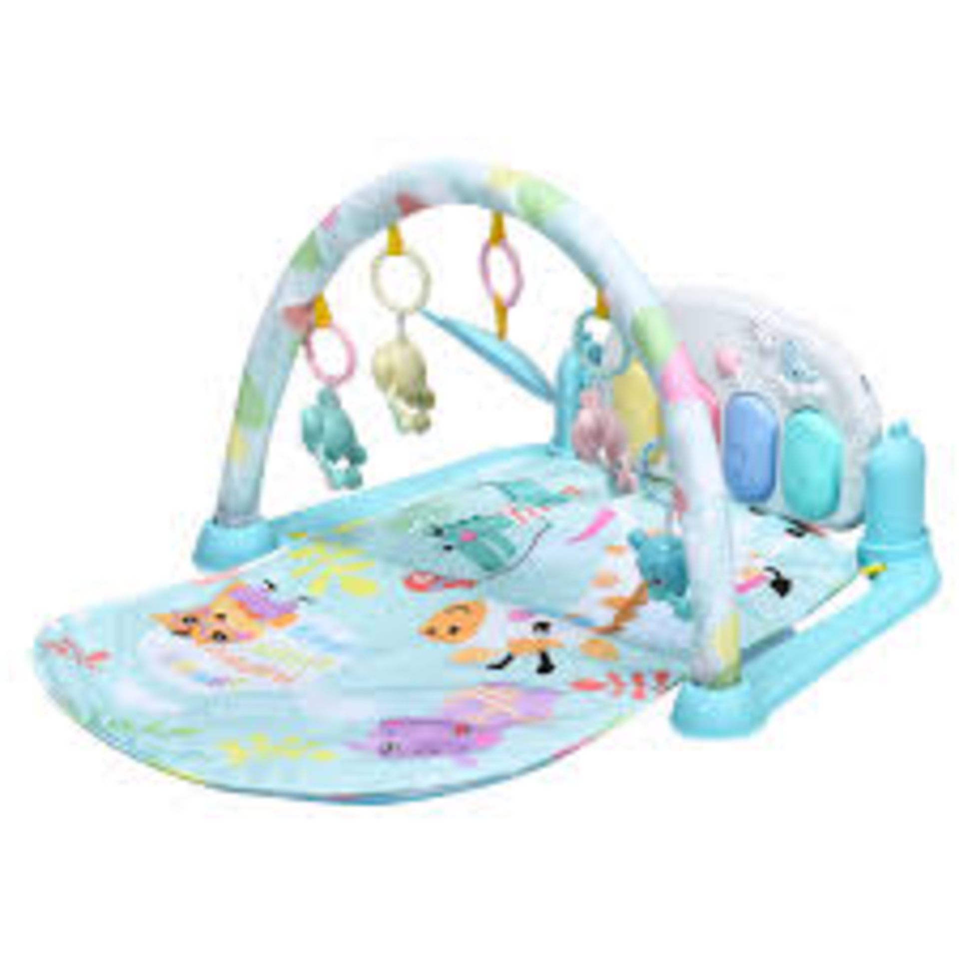 Baby Play Mat with Lights and Music for Newborn-Blue. R14.12.