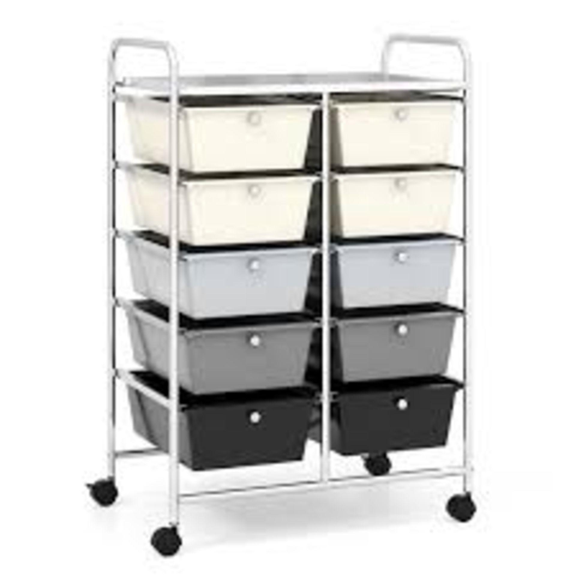 Storage Rolling Cart with 10-Drawer for Tools Scrapbook Paper. - R14.10. Whether you're a teacher