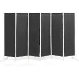 6-Panel Room Divider with Adjustable Foot Pads. - R14.10.