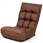4-Position Adjustable Floor Chair Folding Lazy Sofa. - R14.12.