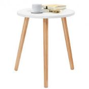 Small Modern Round Coffee Tea Side Table. -R14.7.
