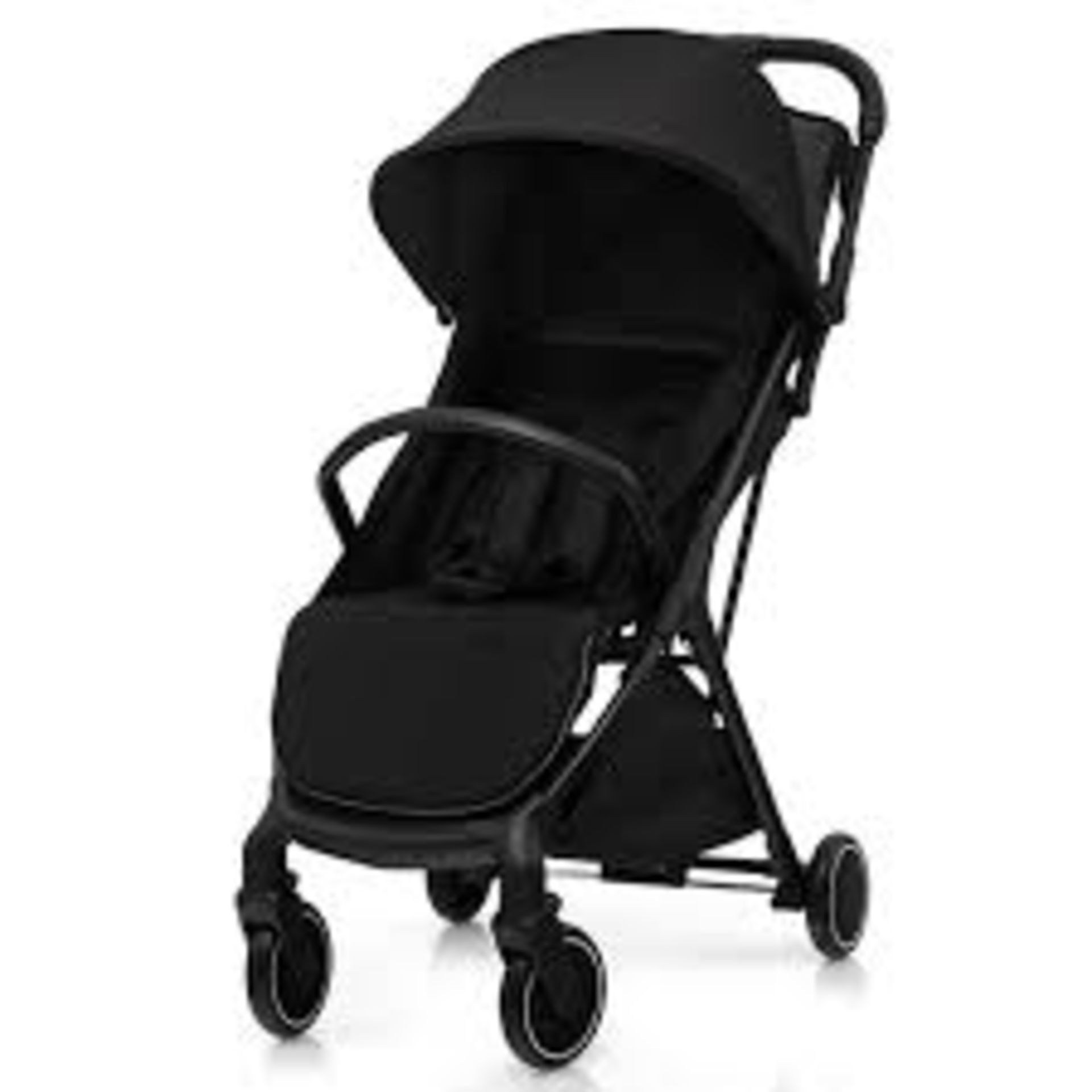 Lightweight Baby Stroller with Detachable Seat Cover-Black. - R14.13.