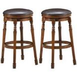 60cm Bar Stool Set of 2 Counter Height Saddle Stools. - R13.a13.