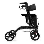 Folding Aluminium Rollator Walker Mobility Aid With 4 Wheels - R14.14.