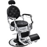 COSTWAY Salon Barber Chair, 360 Degree Swivel Reclined Hairdressing Chair - R13a.13. with Adjustable