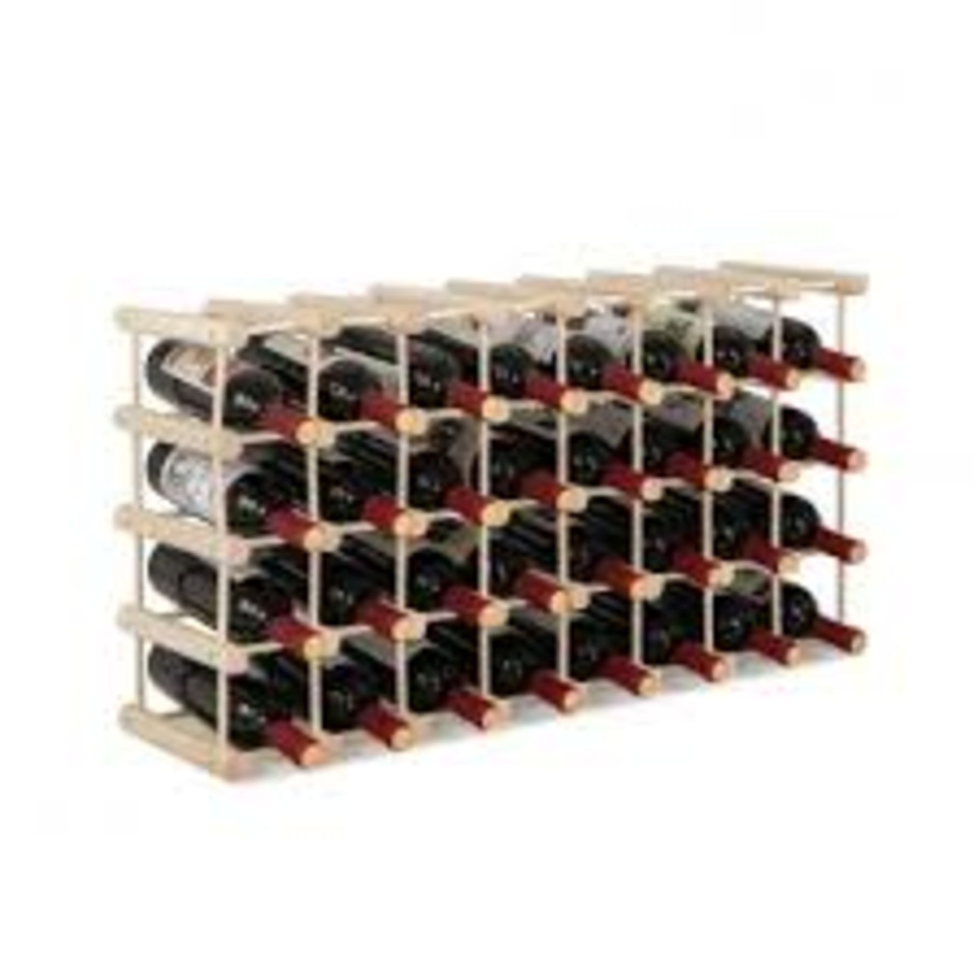 36-Bottle Wine Rack for Home Bar Pantry. - R14.3. Keep your wine collection organized with this