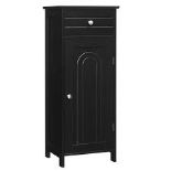 Costway 12-in x 32.5-in x 14-in Black MDF Freestanding Corner Cabinet. - R14.12.