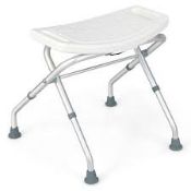 Folding Portable Shower Seat with Adjustable Height for Bathroom. - R13a.9.