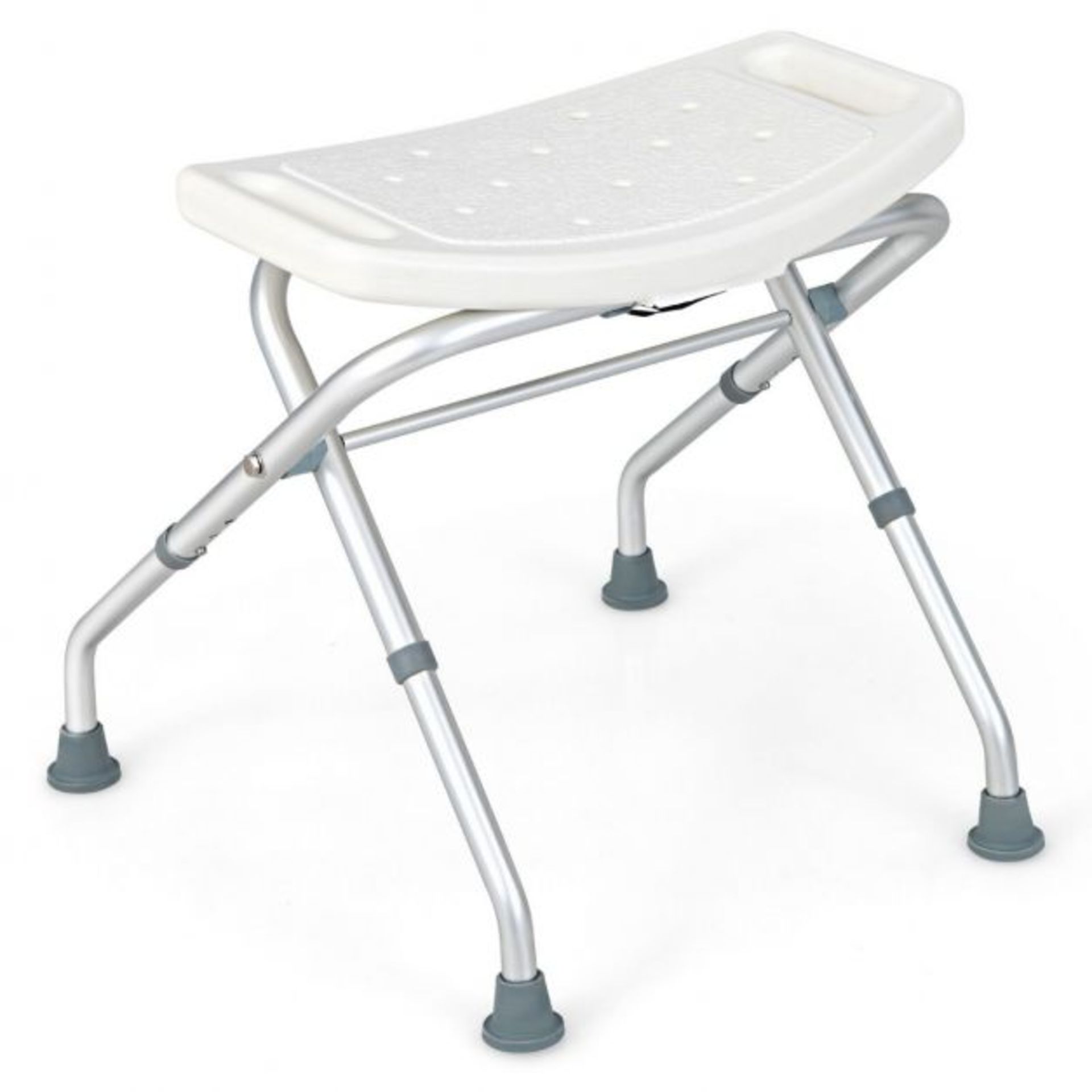 Folding Portable Shower Seat with Adjustable Height for Bathroom. - R14.6.