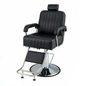 360° Swivel Salon Chair with Adjustable Headrest & 150 KG Capacity - ER53