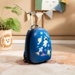 16 Inch Kids Carry-On Luggage Hard Shell Suitcase with Wheels - ER54