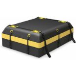 Waterproof Car Roof Bag, Luggage Roof Box for All Vehicles Black/Yellow - ER54