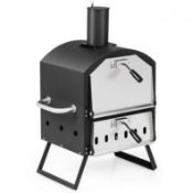 Outdoor Pizza Oven with Waterproof Cover and Anti-scalding Handles - ER54