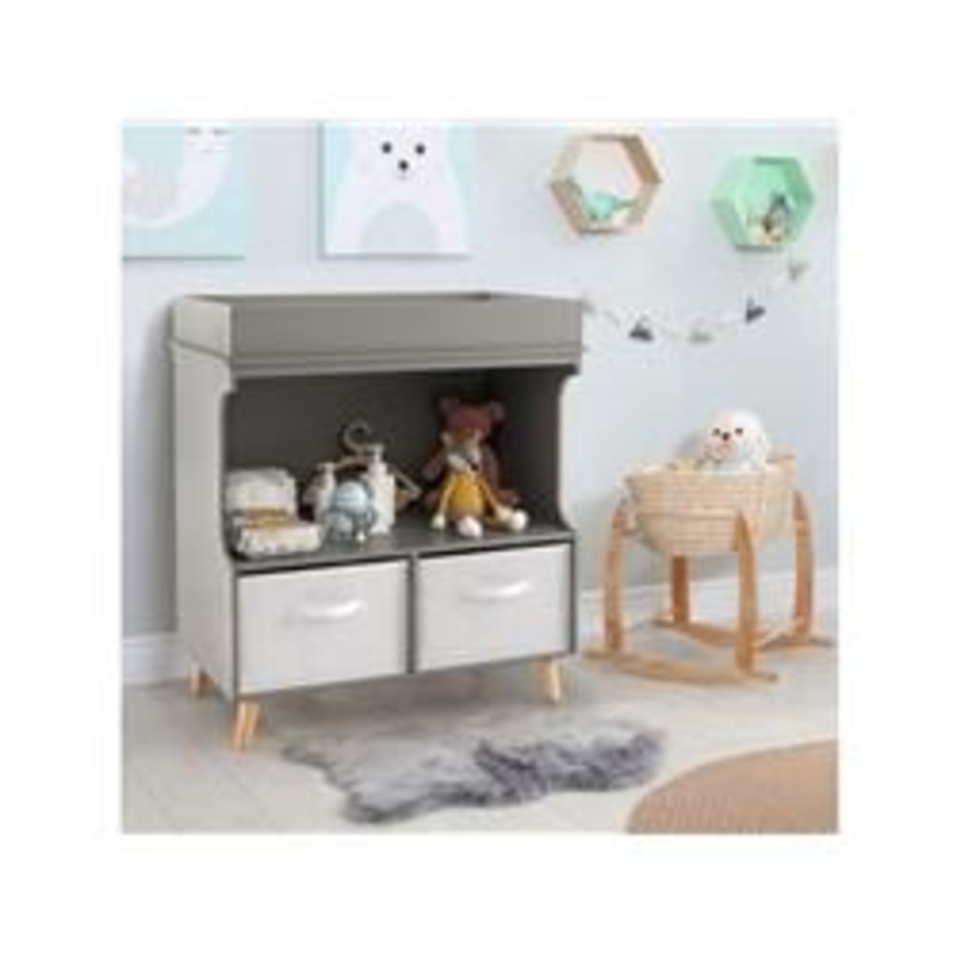 Baby Diaper Changing Station with Large Storage Capacity - ER54