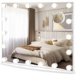 Hollywood Vanity Mirror, Tabletop/Wall Mounted Makeup Mirror - ER54