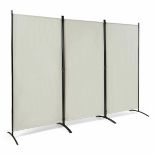 Folding Room Divider 3 Panel Wall Privacy Screen Protector - ER53