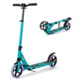 Folding Kick Scooter with Large Wheels for Age 8+ Kids Teens Adults - ER54