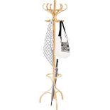 Floor Standing Hat Coat Scarf Stand Hanger with 12 Hooks - ER53