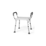 Shower Stool, 3 Positions Height Adjustable Bath Shower Chair - ER54