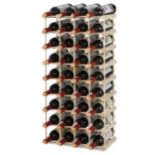 Natural Wooden Wine Rack - ER53