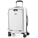 20 Inch Carry-on Luggage PC Hardside Suitcase TSA Lock with Front Pocket and USB Port - ER53