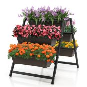 3-Tier Vertical Raised Garden Bed For 5 Plant boxes - ER53