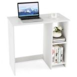31.5 Inch Home Office Desk for Small Space White - ER54