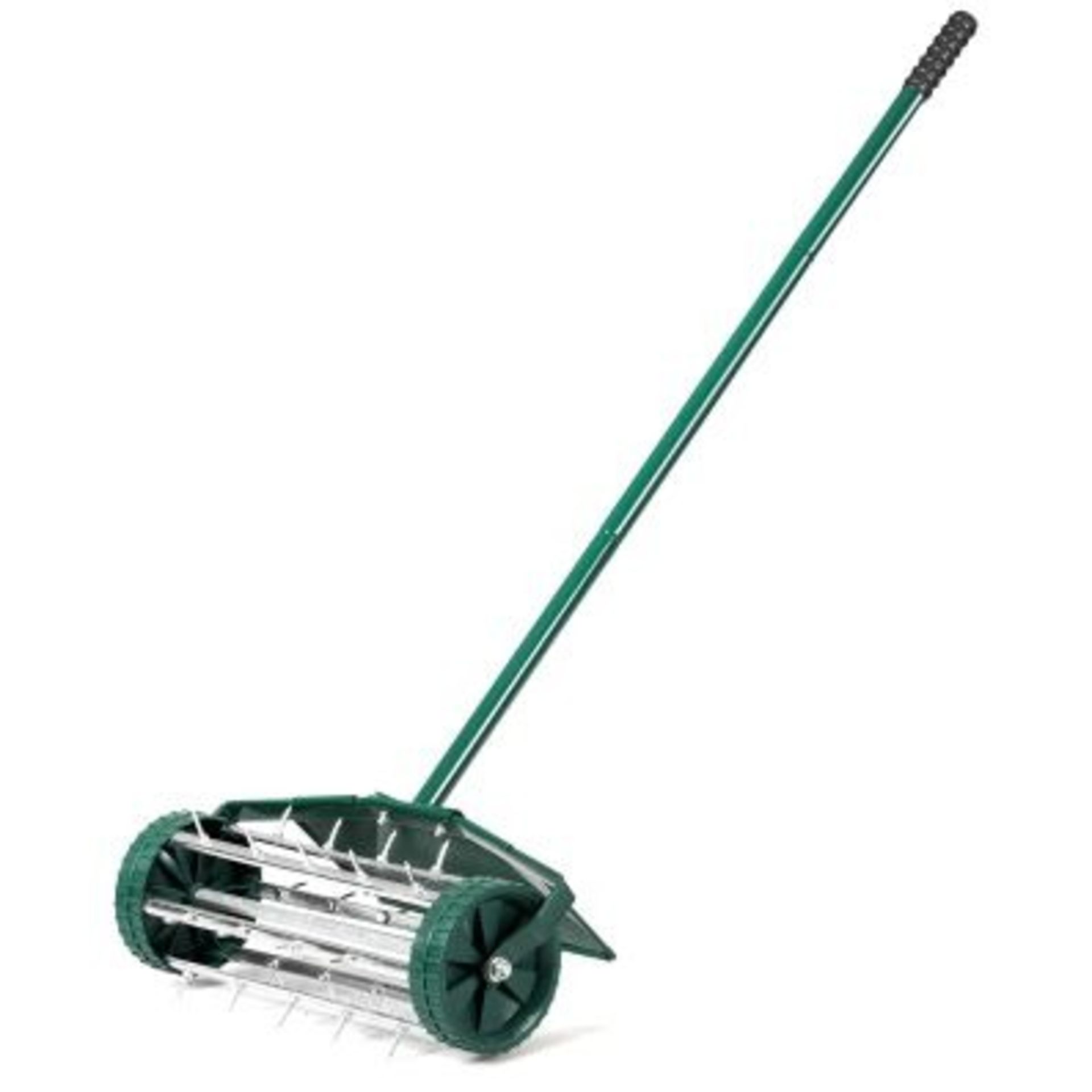 Lawn Spike Aerators Manual Grass Roller with Protective Fender - ER53
