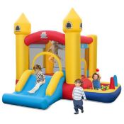 5-in-1 Jumping House with Slide and Ball Pit and Basketball Hoop - ER53