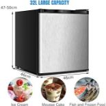 Mini Freezer, 32L Table Top Freezers with Reversible Door - ER53