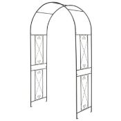 Patio Plant Stand Rack Archway with Metal Heavy-Duty for Party Ceremony Decorating - ER53