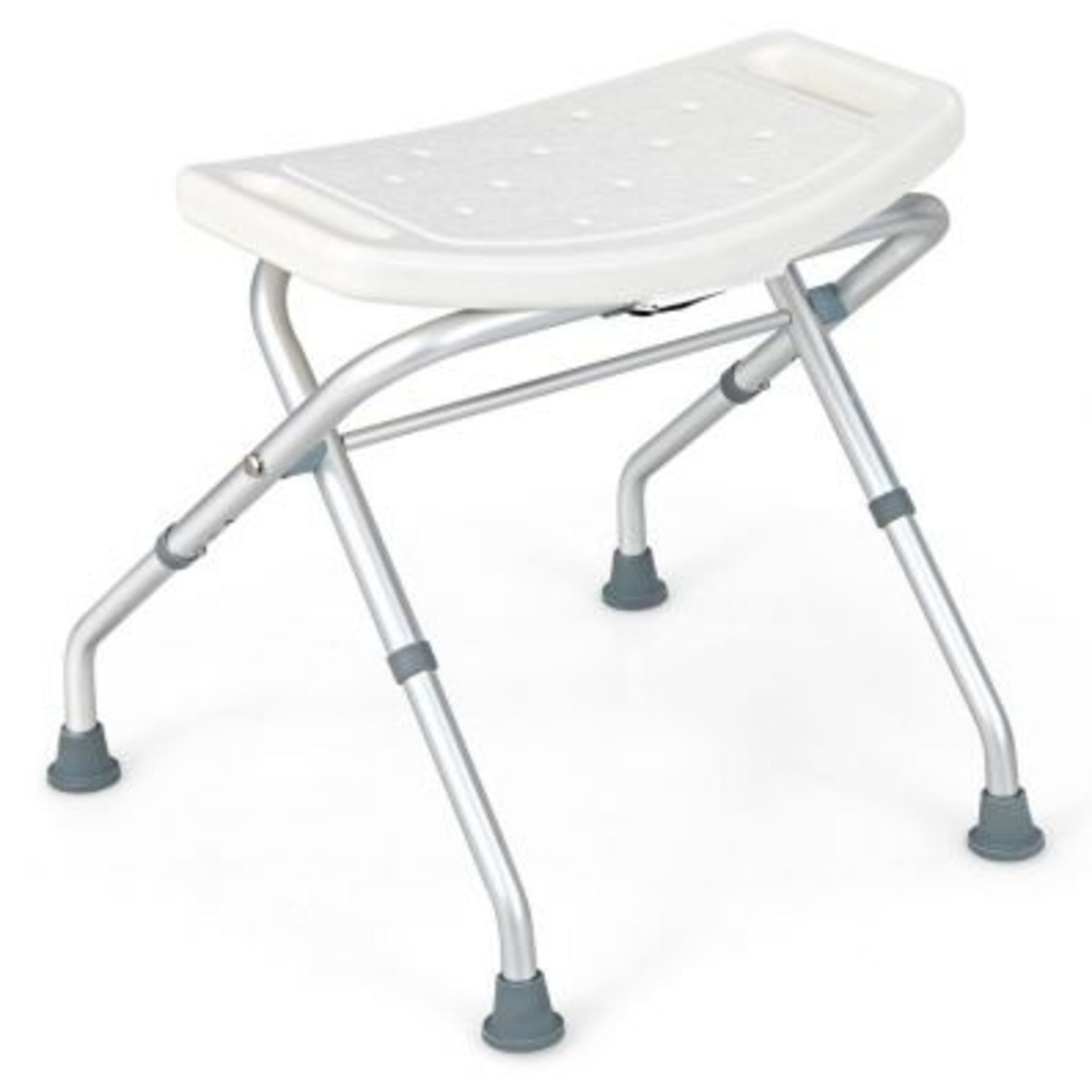 Folding Portable Shower Seat with Adjustable Height for Bathroom - ER54