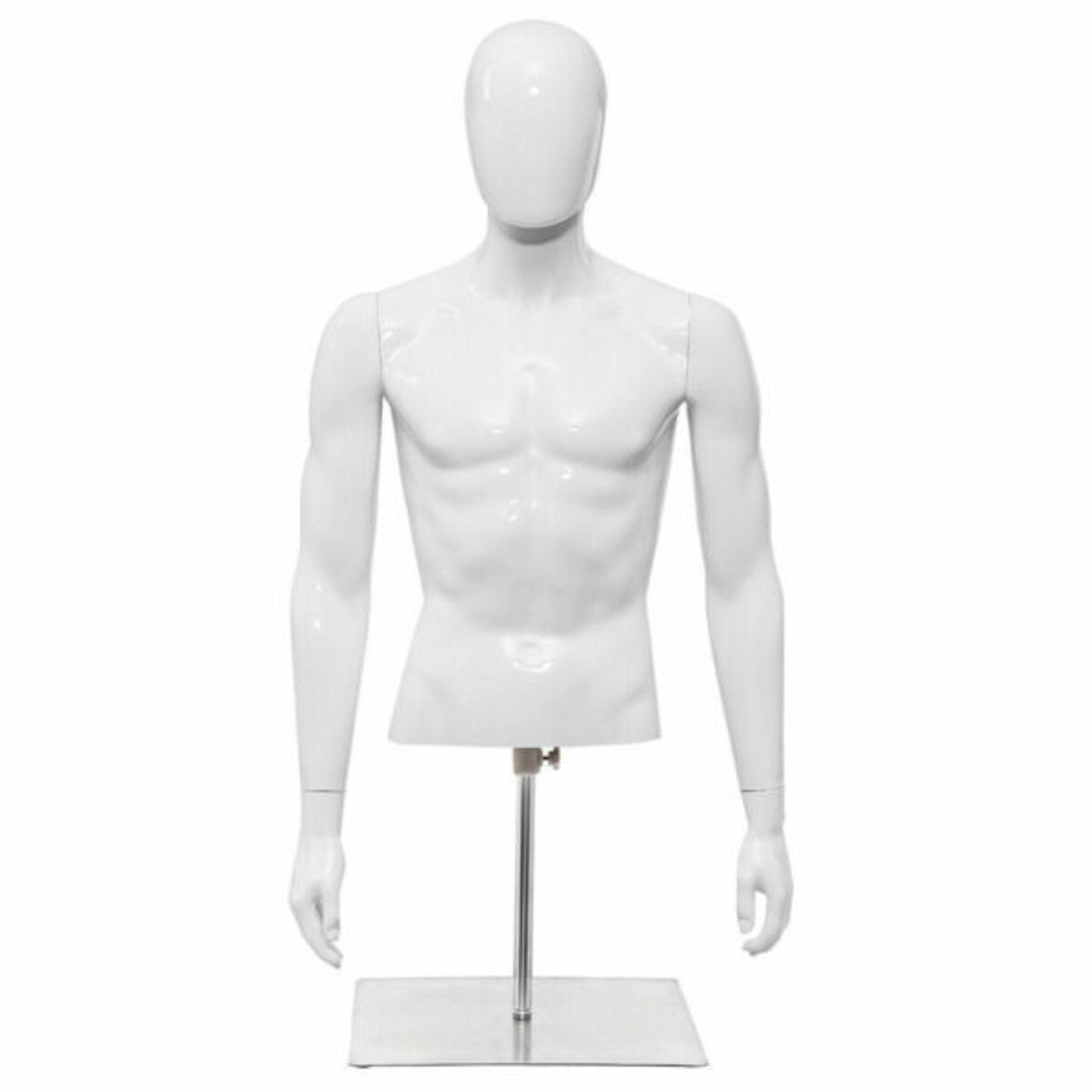 Half Body Head Turn Male Mannequin with Base - ER54