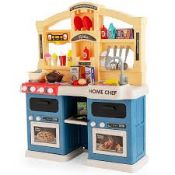 Kids Kitchen Playset Toy with Boiling and Vapor Effects - ER53