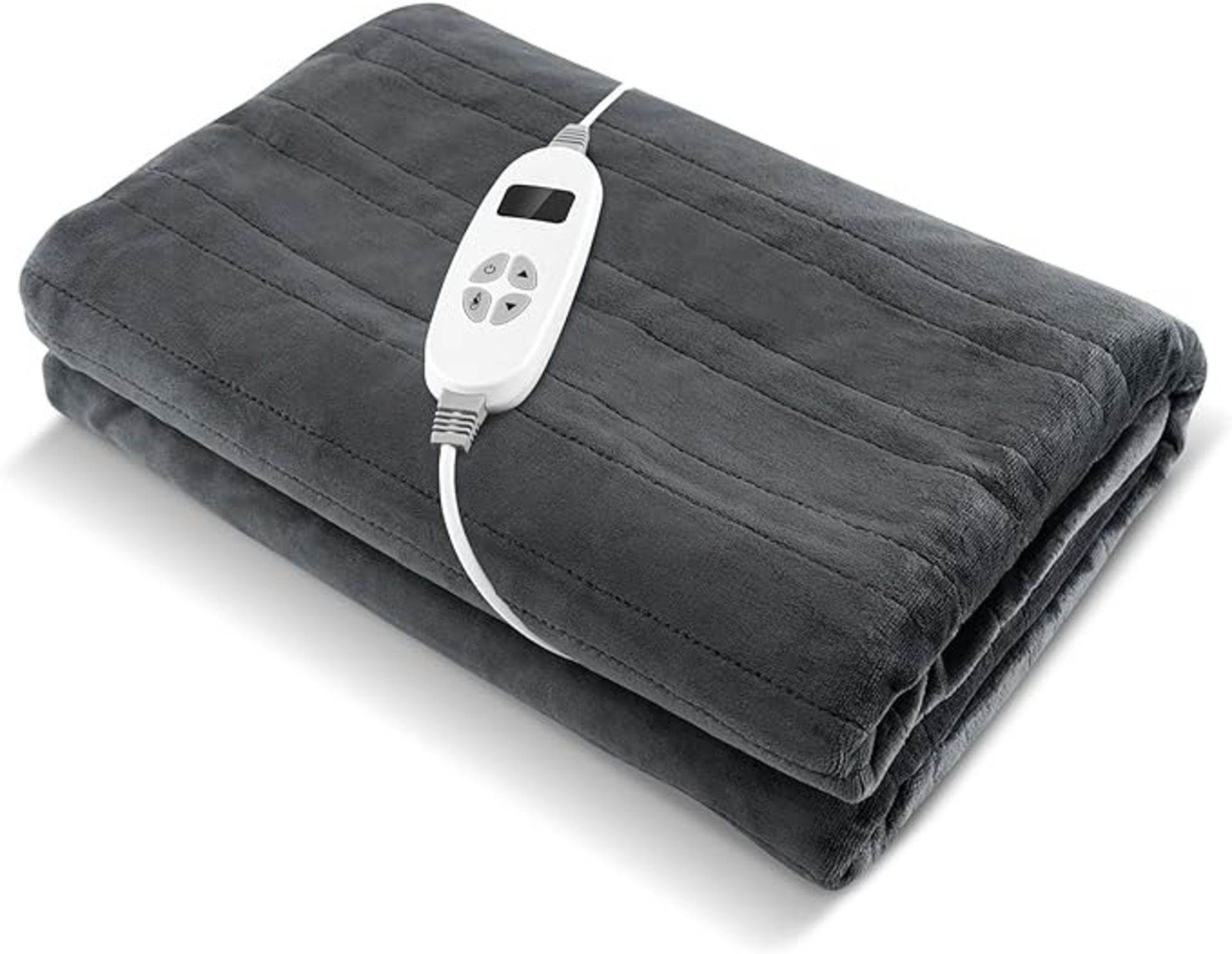 Electric Heated Throw Blanket, Extra Large Electric Over Blanket with 10 Heat Settings - ER53 *