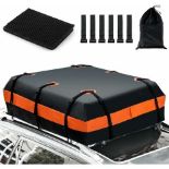594 Liters/21 Cubic Feet Car Roof Bag, 100% Waterproof Roofing Cargo Carrier Bags - ER54