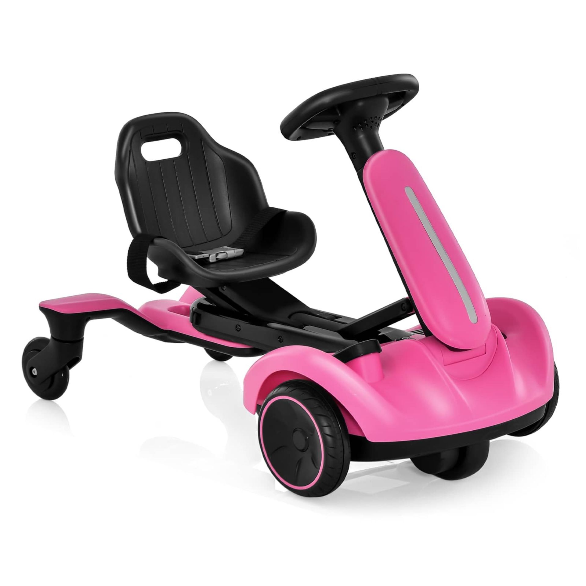 6V Electric Ride on Drift Car for Kids Aged 3-8 Years Old-Pink - ER54