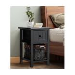 Black Nightstand - ER53