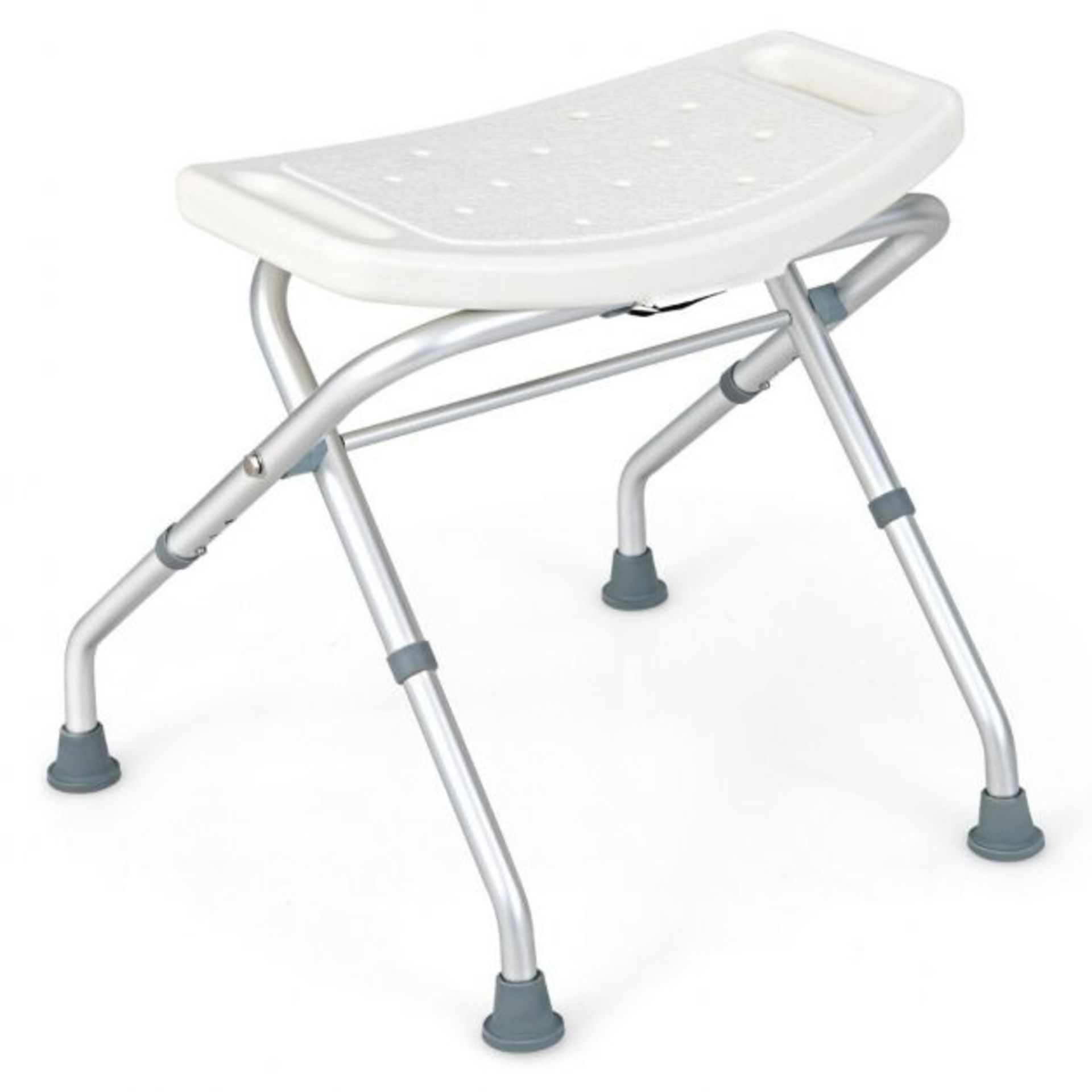 Folding Portable Shower Seat with Adjustable Height for Bathroom - ER53