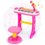 31-Key Kids Piano Keyboard Toy with Microphone and Multiple Sounds for Age 3+ - ER54