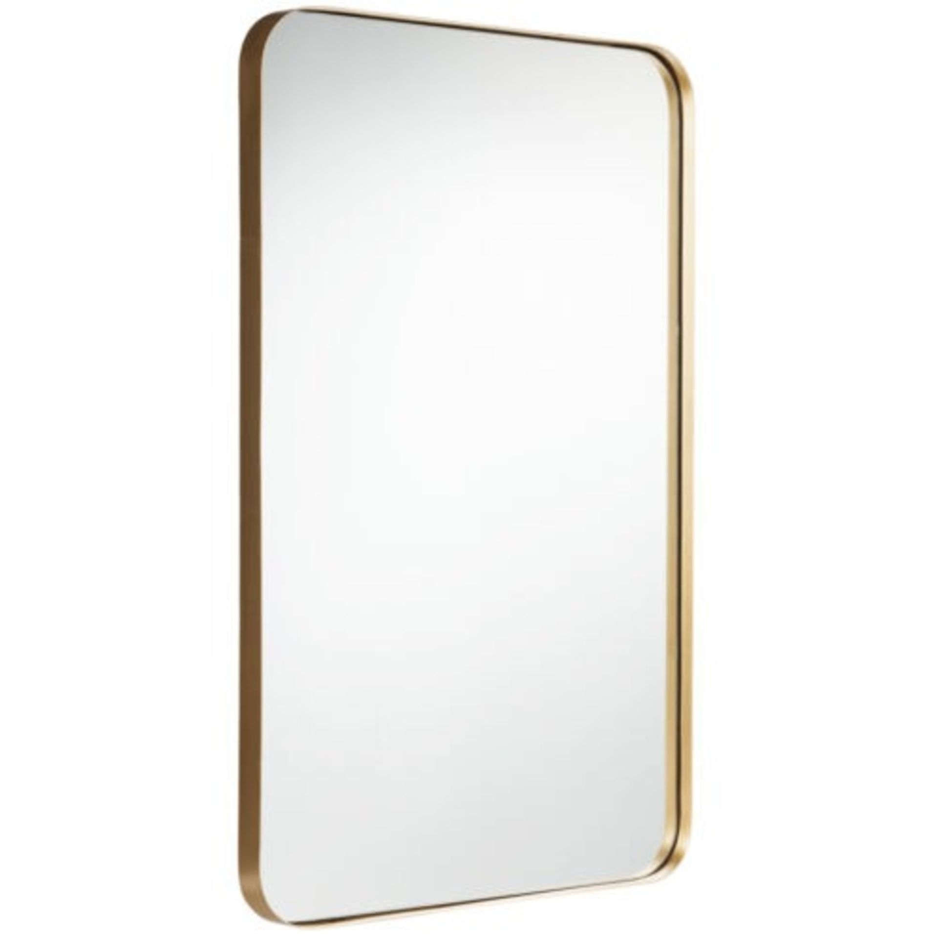 Large Rectangular Wall Mirror with Metal Frame - ER53