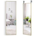 hHanging Gold Large Mirror - ER54