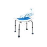 Costway Adjustable Shower Bench Lightweight Bathtub Stool Bath Chair Bathroom - ER53