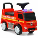 Kid's Ride On Push Car Licensed Mercedes Benz Firefighter - ER54