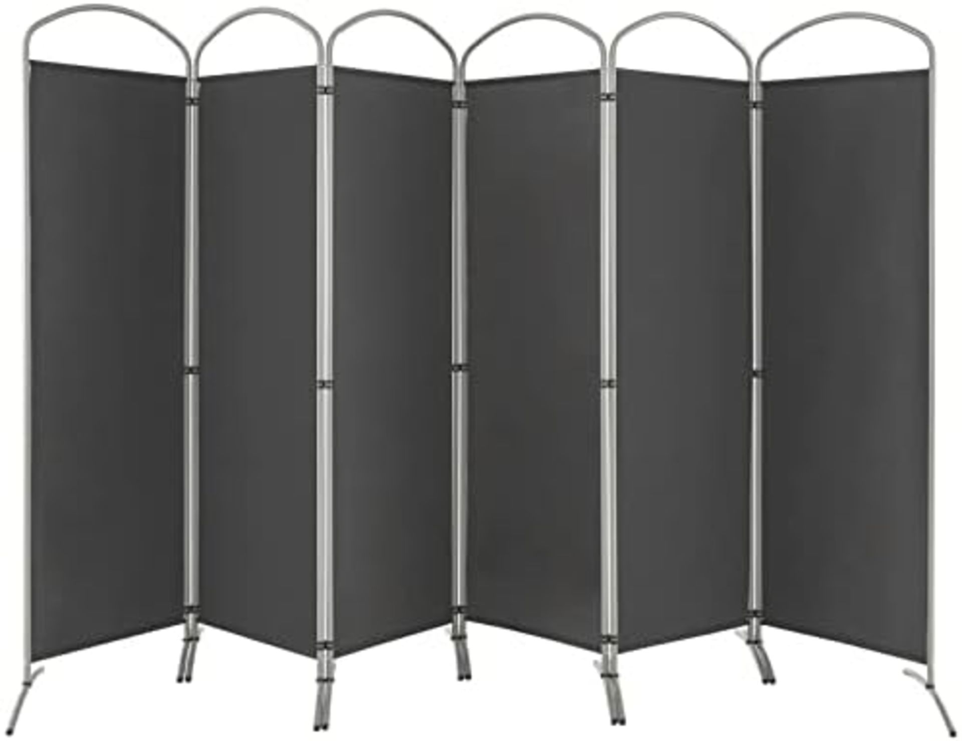 6 Panel Room Divider 188cm Folding Privacy Screen Portable Freestanding Divider - ER54