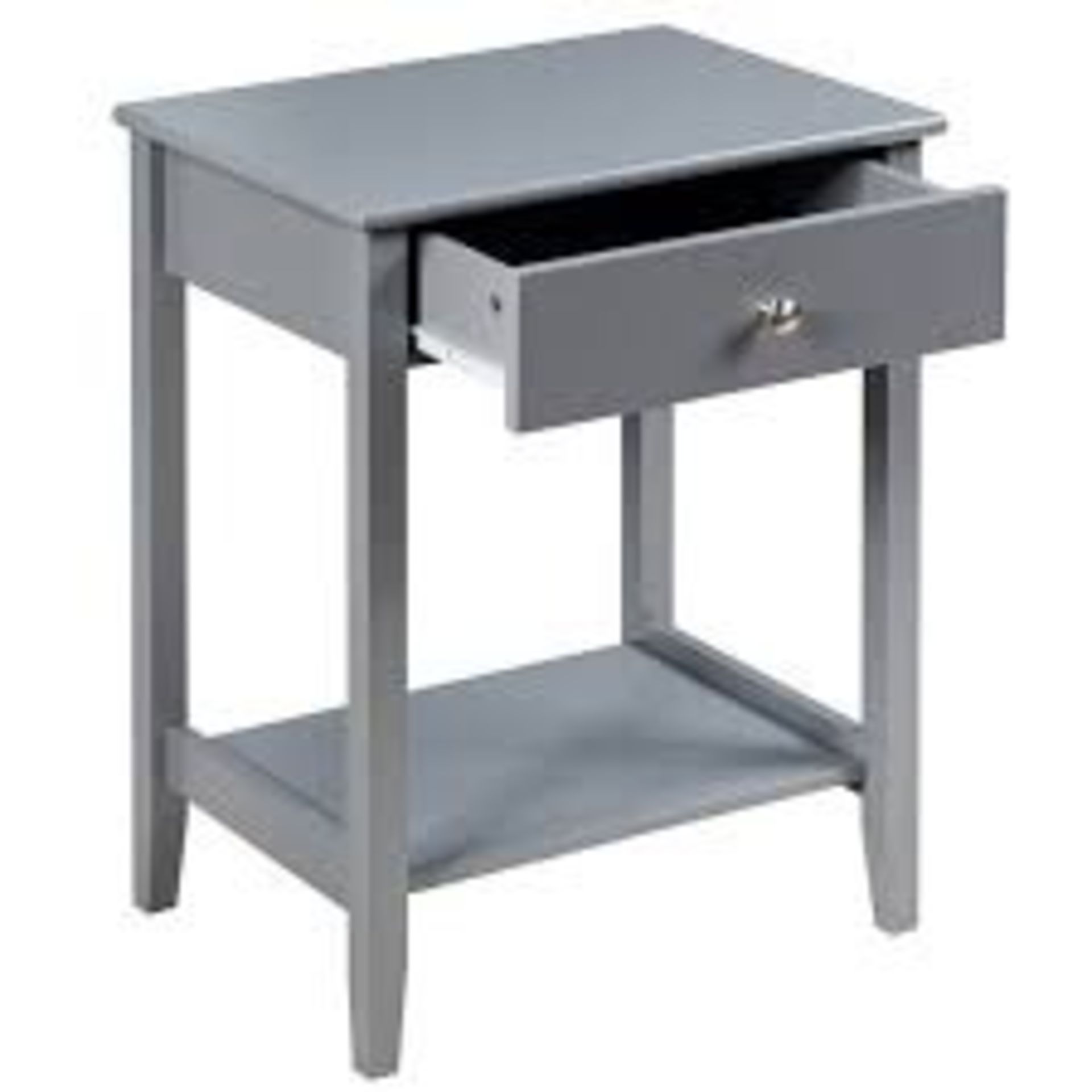 Nightstand End Table Storage Display Bedroom - ER54