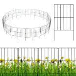 Decorative Garden Fence Rustproof Folding Metal Wire Animal Barrier -ER53