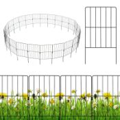 Decorative Garden Fence Rustproof Folding Metal Wire Animal Barrier -ER53