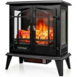 Electric Fireplace Stove Heater with Adjustable Thermostat - ER53