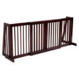Adjustable Wooden Dog Fence 140-203cm Adjustable Freestanding - ER54